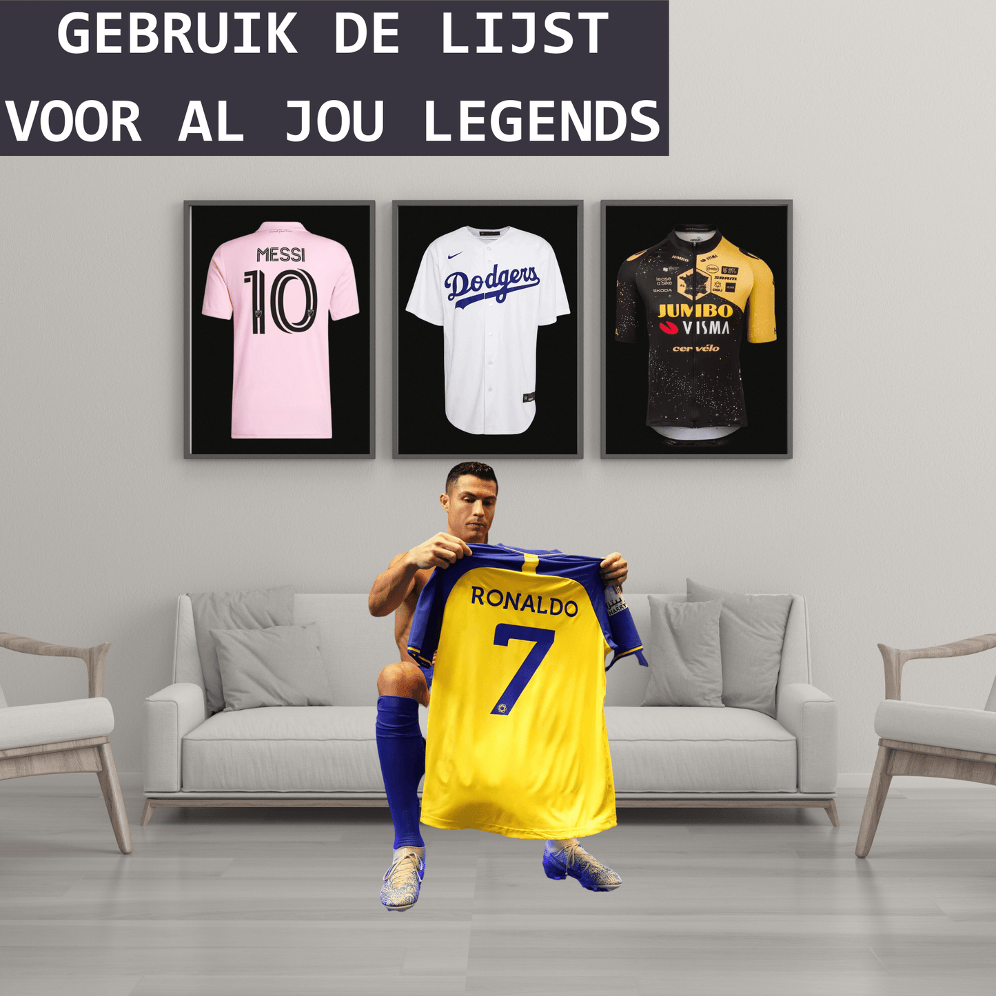 Inlijsten voetbalshirt