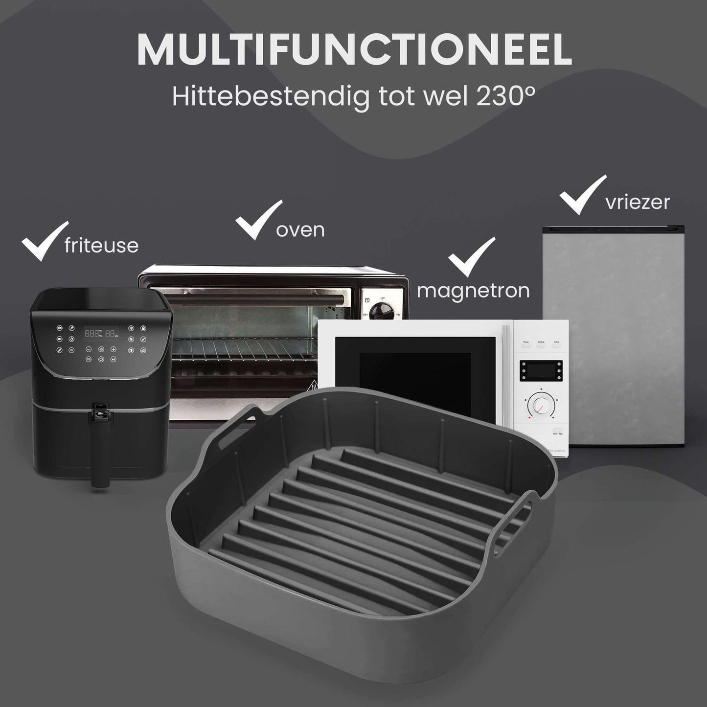 Airfryer siliconen bakje